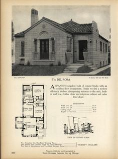 an old house is featured in the catalog for home plans and designs, including two story houses