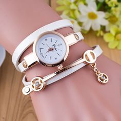 Everyday Watches Women Casual, Elegant Watch Accessories With Leather Strap, Elegant Blue Watch Accessories With Polished Finish, Elegant Blue Watch With Bracelet Strap, Luxury Blue Watch With Bracelet Strap, Modern Blue Wear-resistant Watch Accessories, Incredible Watches, Ladies Dress Watches, Casual Bracelets