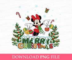 mickey mouse merry christmas svg file