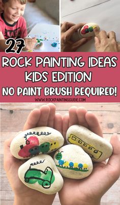 painted rocks Painted Rocks Diy Easy, Painting Ideas For Kids