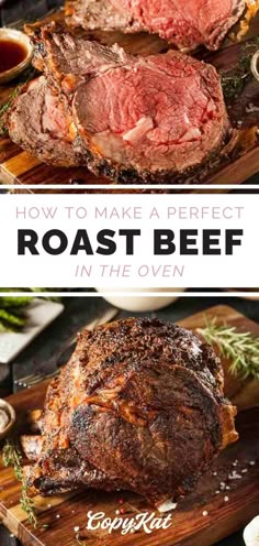 how to make a perfect roast beef in the oven and then cook it on the grill