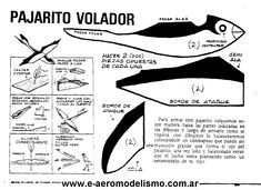 an instruction manual for how to make a parasito volador, with instructions