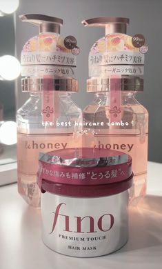 the best hair care combo! ♡  • &honey Melty Moist Repair Japanese Shampoo & Conditioner | Made with Argan Oil, Honey, Royal Jelly, & Hyaluronic Acid | Free of Sulfates, Parabens, Silicon, Mineral Oils, & Synthetic Dyes. Best for Dry, Frizzy, Curly Hair!!   • Shiseido Fino Premium Touch Hair Mask. Helps to penetrate moisture to hair, control the water(moist) in the hair, tightening, repair the inner and outer layer, shine effect, and lengthen the coloring effectively.  yesstyle code : EZXGGX   #hairgoals #haircare #haircareroutine #beauty #jbeauty #japanese #hairoil #hairroutine #haircareaesthetic #healthyhealthtips #healthyhaircare #haircarehacks #hairmask #hairgoals #asian #hairgrowthtips #hairtipsandtricks #lifestyle #lifehacks #wonyoungismtips #healthy #silkyhair #soft #shiseido Honey Melty Moist Repair Shampoo, Fino Premium Touch, Best Smelling Shampoo And Conditioner, Best Smelling Shampoo, Dry Frizzy Curly Hair, Japanese Shampoo, Japan December, Dry And Frizzy Hair, Best Hair Care