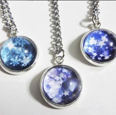 collares de acero de cielo de estrella Pendant Necklace, Pendant