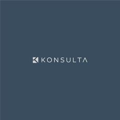 the konsulta logo is shown on a dark blue background with white letters