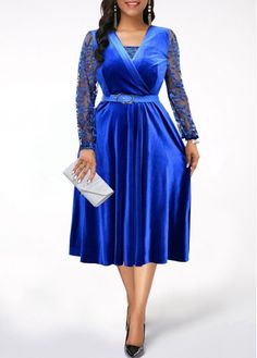 Color:Royal Blue;Size:S;Size:M;Size:L;Size:XL;Size:XXL;Package Contents:1 X Dress , Without Belt;Occasion:Other;Style:Bohemian; Blue Lace Dress Styles Nigerian, Lace Dress Styles Nigerian, Royal Blue Long Sleeve Dress, Plus Size Wedding Outfits, Royal Blue Party Dress, Royal Blue Party, Royal Blue Lace Dress, Turkey Dress, English Dress