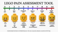 an image of legos with different faces on them and the number one in each