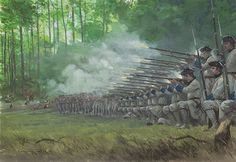 British Grenadiers, Graham Turner, September Days, Military Artwork, Fort William, Lake George