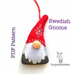 an ornament made to look like a gnome