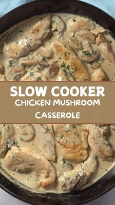 Slow Cooker Chicken Mushroom Casserole Crockpot Mushroom Chicken And Rice, Chicken With Mushrooms Crockpot, Chicken Mushroom Crockpot Recipes Easy, Slow Cooker Chicken Cream Of Mushroom, Slow Cooker Chicken And Mushroom Recipes, Crockpot Recipes With Mushrooms, Chicken And Mushrooms Crockpot, Crockpot Cream Of Mushroom Chicken, Crockpot Chicken Cream Of Mushroom