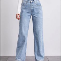 This Jeans Are Extremely Good Quality, They Give You A Great Shape And The Bottom Boot Is Perfect And Very Trendy This Days. Perfect For Tall And Short People, They Will Fit Perfectly. Plain Jeans, High Waisted Ripped Jeans, Shein Jeans, Jean Trends, Cute Jeans, Best Jeans, Fashion 2020, Jeans Color, Girls Jeans