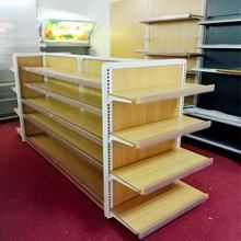 the shelves are empty and ready to be put in place for sale at the store