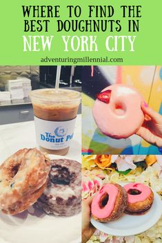 there are many things to do in new york city, including donuts and coffee