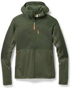 Day trips or chilly summer evenings  this light mid layer is ready. The women's Fjallraven Abisko Trail fleece jacket combines 2 different fabrics for optimized warmth and packability. Fjallraven Women, Fleece Hoodie Women, Fleece Jacket Womens, Hiking Boots Women, Waterproof Hiking Boots, Sun Shirt, Workout Attire, Deep Forest, Womens Fleece