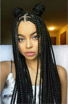 Boho Tutorial, Braidstyles Hairstyles, Single Braids Hairstyles, African American Braided Hairstyles, Boho Braid, Small Box Braids, Individual Braids, Big Box Braids, Blonde Box Braids