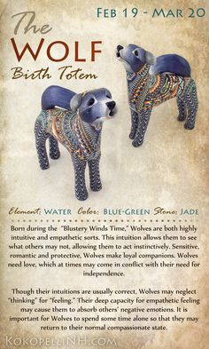 an advertisement with two dogs wearing sweaters on it's back and the words wolf birth