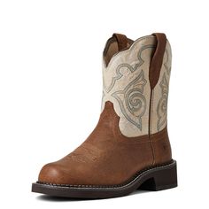 Fatbaby Heritage Tess Western Boot | Ariat Fatbaby Boots Outfit For Women, Ariat Fat Baby Boots Women's, Dream Teacher, Mens Tall Boots, Farm Boots, Farm Chores, Fat Baby, Country Outfit, Leather Western Boots