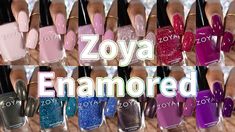 Zoya Enamored Fall 2023 Swatches, Comparisons And Review - Nicole Loves Nails Holo Taco, Holographic Glitter, Fall 2023, Base Coat, Crushed Velvet, Base Colour, Skin Tones