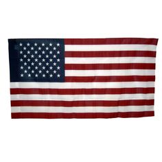 an american flag on a white background