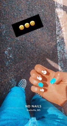 Cowhide Nails, Short Turquoise Nails, Teal Western Nails Acrylic, Teal And Cow Print Nails, Brown And Turquoise Nails Western, Teal And Orange Nails, Cowprint Nails Turquoise, Turquoise Nails Western