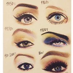 Vintage Eye Makeup, 1950s Makeup, Rockabilly Makeup, 50s Makeup, Look Disco