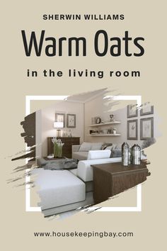 Warm Oats SW 9511   in the Living Room by Sherwin-Williams Pussywillow Sherwin Williams, Coordinating Paint Colors, Gray Basement, Cream Paint Colors, Silver Living Room, Half Bathroom Decor, Vibrant Decor