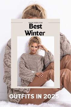 #winteroutfitideas #winteroutfit  #winteriscoming Dijbi Pins, Artistic Patterns, Cozy Winter Fashion, Modeling Poses