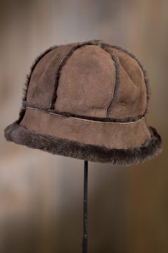 Born of the quest for stylish winter warmth, our Merino Shearling Sheepskin Bucket Hat is at your service.  Free shipping   returns. Cool Beanies, Winter Capsule, Hat Types, From Miss To Mrs, Head Pieces, Cloche Hat, Winter Hat, True Beauty, Leather Working