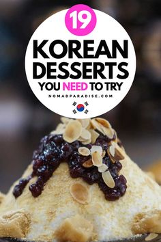 korean desserts you need to try