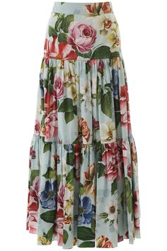 Daywear Floral Print Flared Skirt, Floral Print Flared Skirt For Daywear, Floral Print Full Skirt For Daywear, Floral Print Voluminous Skirt, Floral Print Maxi Skirt For Daywear, Floral Print Full Maxi Skirt, Floral Print Full Maxi Skirt With Voluminous Fit, Voluminous Floral Print Full Maxi Skirt, Floral Print Skirt For Daywear