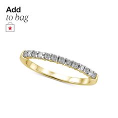 in stock Yellow Gold Diamond Bracelets, Tarnish Resistant, Diamond Band, 10k Gold, Diamond Bands, In Store, Buy Online, Pick Up, Jewelry Rings, Yellow Gold