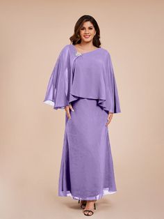 Tahiti Mother Of The Bride Looks, Brooch Dress, Chiffon Material, Chiffon Fabric, Ankle Length, Mother Of The Bride Dresses, Lace Fabric, Chiffon Dress, Bride Dress