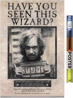 an old wanted poster with the caption'have you seen this wizard? '