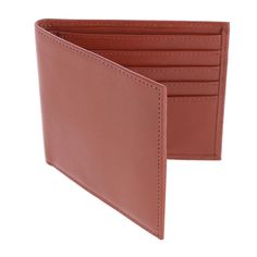 The Sergio Genuine Leather 8 Slot Bi-Fold Wallet is a simple and classic design. The wallet comes in two classy colors and is designed with an eight-slot layout that serves the basic needs of a wallet. This leather is designed to age and wear well, only getting softer and more supple with time and use. The simplistic design is suitable for the businessman, dad, grandpa, or son who just wants a classic wallet to carry about their busy day. This makes a wonderful gift for the hard-to-buy gentleman Classic Bifold Card Holder For Daily Use, Classic Trifold Card Holder For Formal Occasions, Classic Rectangular Wallet With Interior Card Slots, Classic Rectangular Wallets With Interior Card Slots, Leather Wallets With Card Slots, Classic Bifold Card Holder With Card Slots, Classic Bifold Card Holder With Slots, Classic Trifold Card Holder With Smooth Grain, Classic Formal Trifold Wallet With Interior Card Slots