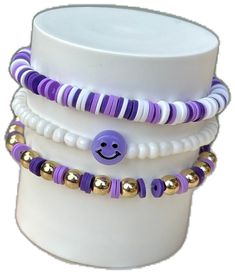 Cute Purple Friendship Bracelets With Letter Beads, Fun Purple Bracelets For Friendship, Adjustable Purple Stretch Bracelet For Friendship, Playful Purple Friendship Bracelets, Cute Adjustable Purple Friendship Bracelets, Adjustable Purple Fun Bracelets, Trendy Purple Stretch Bracelet With Letter Beads, Playful Purple Friendship Bracelets With Round Beads, Purple Bracelets