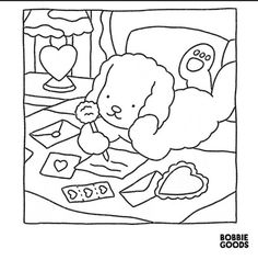 Blank Coloring Pages, Minions Coloring Pages, Pop Art Coloring Pages, Hello Kitty Colouring Pages, Bobbie Goods, Bear Coloring Pages, Hello Kitty Coloring, Detailed Coloring Pages, Color Schemes Colour Palettes