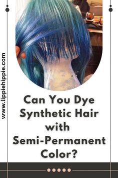 Dyeing your synthetic wigs is a great idea because repurposing old ones is more affordable than buying more wigs, which tend to be on the expensive side. It also gives you the freedom to choose your color in the perfect shade. It’s super fun to refresh your wigs and extensions with something new and trendy again! But if the big plan is to color it with the same semi-permanent dye you usually use on your natural hair, you might want to think twice. Hair Dyes, Pale Blonde, Permanent Hair Dye, Colored Wigs, Color Your Hair, Black Wig, Old T Shirts, Semi Permanent