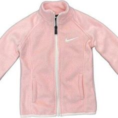 Nike Little Girls Full Zip Fleece Jacket Size 5 Or 6x Echo Pink Style: 36f655-Ab6 This Nike Girls' Fleece Jacket Is Easy To Throw On When It Is Time For Any Adventure. Supersoft Fleece Feels Super Cozy, And A Big Zipper Makes It Easy To Take On And Off. Lightweight Fleece Feels Supersoft And Fuzzy On The Inside Standard Fit For A Relaxed, Easy Feel Long Sleeve 100% Polyester Machine Wash Brand New With Perfect Tags Attached Retail Price On Tag Is $40.00 Lazy Fits, Winter Wishlist, 10 Birthday, Routine Tips, Pink Fleece, Nikes Girl, Girls Fleece, Cute Jackets, Pink Style