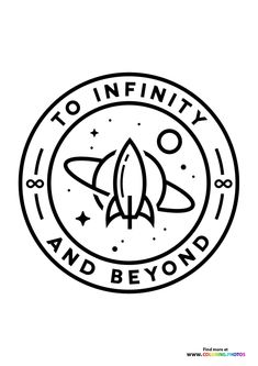 the logo for to infinity and beyond