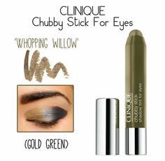 Clinique Chuhby Stick Shadow Tint For Eyes 05 WHOOPING WILLOW Brand New in Box, 100% Genuine & Authentic Full Size 0.10 oz. / 3 gr. Sheer wash of lightweight, creamy colour slips on. Layerable and long-wearing. Versatile, too. Glide one on for a swift wash of colour. Contour with another to add depth, and yet another to highlight. There's no need to stop at just one.Directions:  Apply directly to your eyelids. Blend gently upward and outward, building to desired intensity. Layer with multiple shades. It never needs sharpening, either. Simply swivel up to reveal more eyeshadow. Recap after each use. An audible click tells you it's securely closed. Remove with your favorite eye makeup remover. 100% fragrance-free. Ophthalmologist tested. Safe for contact lens wearers. Allergy tested. Please Clinique Chubby Stick, Allergy Testing, For Eyes, Eye Makeup Remover, Contact Lenses, Makeup Remover, Fragrance Free Products, Swift, Eye Makeup