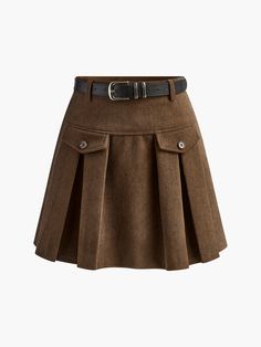 DETAILS
Composition: 100% Polyester
Design: Belted
Style: Elegant
Thickness: Regular
Sheer: No
Material: Corduroy
Occasion: Leisure Pleated Skirt With Belt, High Waist Dresses, Skirt With Belt, Trip Outfits, M 16, Grid Style, High Waist Dress, Belt Style, Bleach Wash