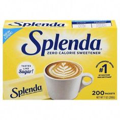 splenda zero calorie sweetener coffee mix