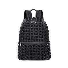 Black Studded Backpack-Modern Baby Las Vegas Classy Punk, Rucksack Style, Studded Backpack, Girl Punk, Canvas Rucksack, Rucksack Bag, Black Punks, Unisex Backpack, Kid Clothes