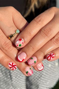 Discover 25+ festive and fabulous Christmas nail designs to inspire your holiday look. From classic red and green to trendy winter wonderland, these nails will make you feel merry and bright. ❄️ #christmasnails #nailart #holidaynails #christmasnailideas #nailideas Christmas Nails French Tips, Red Christmas Nails Simple, Nails Santa Hat, Christmas Nails Simple Classy, Christmas Nails French, Festive Nails Christmas, Santa Hat Nails, Christmas Nails Design, Christmas Nail Colors