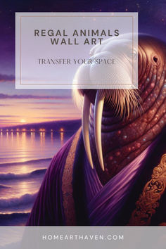 Regal Walrus Dusk Seascape Canvas Seascape Canvas, Deep Purple, The Sky