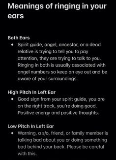 Meaning Of Ringing In Ears, Low Ringing In Right Ear Spiritual, Low Pitch Ringing In Right Ear Spiritual, Spiritual Usernames, How To Tell If You Have Been Hexed, High Pitch Ringing Right Ear Spiritual, High Pitch Ringing Left Ear Spiritual, Left Ear Ringing Spiritual Meaning, Ear Ringing Spiritual Meaning