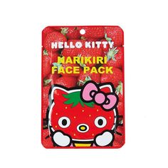 Hello Kitty Face Mask, Hello Kitty Face, Turmeric Face Mask, Hello Kitty Rooms, Kawaii Faces, Face Pack, Beauty Mask, Cat Character, Hello Kitty Collection