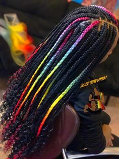 Hair With Random Braids, Peekaboo Braids, Lil Girl Hairstyles, Feed In Braids Hairstyles