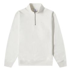 Nike Swoosh Quarter Zip Top Jacket 'White' DQ5209-030 Functional White Sweatshirt For Streetwear, White Half-zip Athleisure Sweatshirt, Functional White Streetwear Sweatshirt, White Half-zip Sweatshirt For Spring, Modern White Sweatshirt For Fall, White Sporty Half-zip Sweatshirt, White Half-zip Sporty Sweatshirt, White Classic Sweatshirt For Spring, Classic White Sweatshirt For Spring