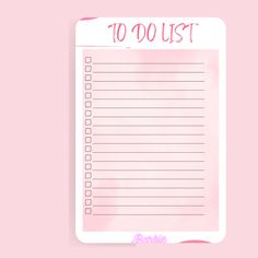 a pink to do list with the words 10 do's written on it, in front of a pink background